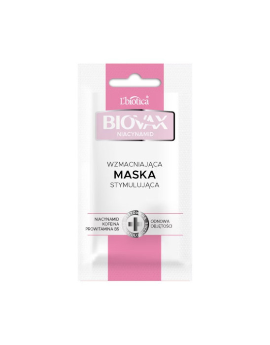 Maska wzmacniająca, stymulująca - niacynamid 20ml | L'Biotica