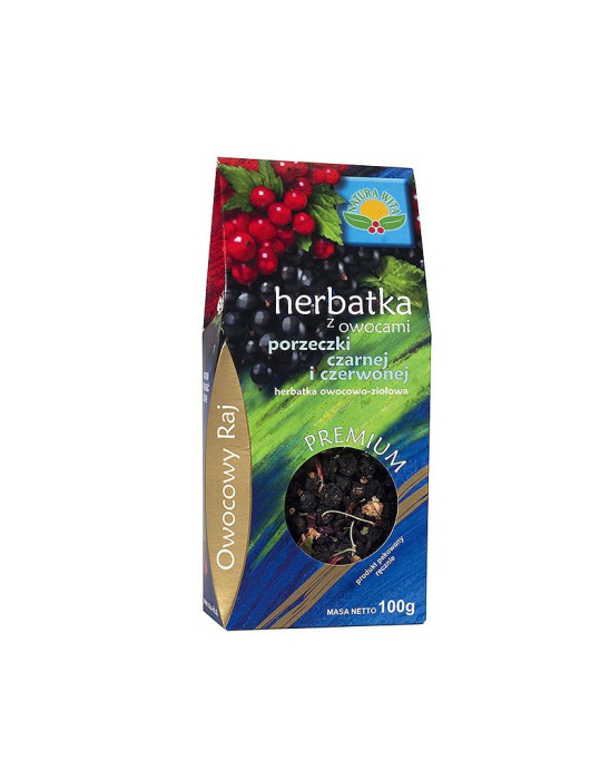 Herbata z owocami porzeczki czarnej i czerwonej 100g| Natura Wita