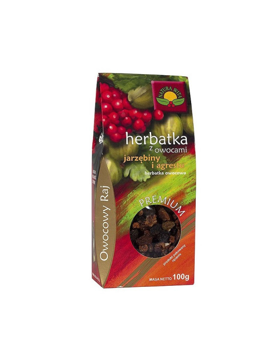Herbata z owocami jarzębiny i agrestu 100g| Natura Wita