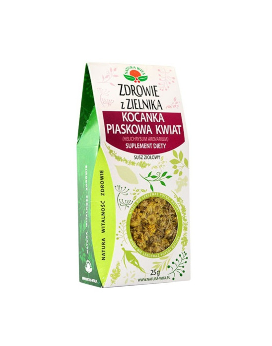 Kocanka piaskowa kwiat 25g | Natura Wita