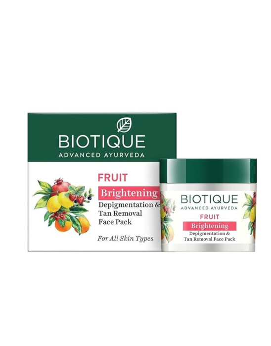 Maseczka Owocowa Rozjaśniająca Przebarwienia 75g | Biotique