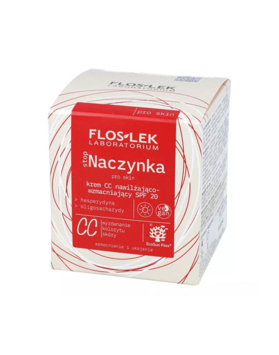 Krem CC nawilżająco-wzmacniający SPF 20 50 ml | Floslek