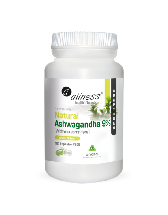 Ashwagandha 100 kapsułek | Aliness