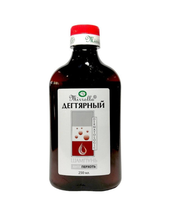 Szampon dziegciowy przeciwłupieżowy 250ml | Mirrolla