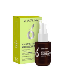 Krem na noc mezopeptydy + kwas hialuronowy 75ml | Viva Oliva