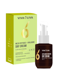 Krem na dzień mezopeptydy + kwas hialuronowy 75ml | Viva Oliva