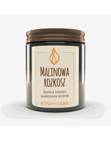 Świeca sojowa malinowa rozkosz 190g | Bosphaera