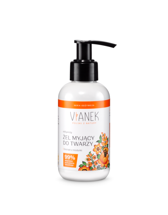 VIANEK POMARAŃCZOWY -  ODŻYWCZY ŻEL MYJĄCY DO TWARZY - 150 ml