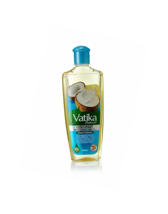 Olejek kokosowy do włosów z rycyną i henną Vatika 300ml | Dabur