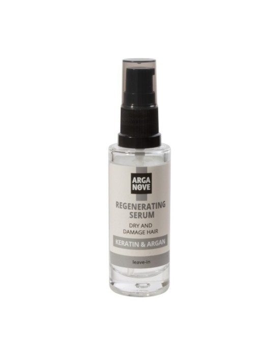 Serum do włosów z keratyną, olejem arganowym i olejem jojoba 30 ml