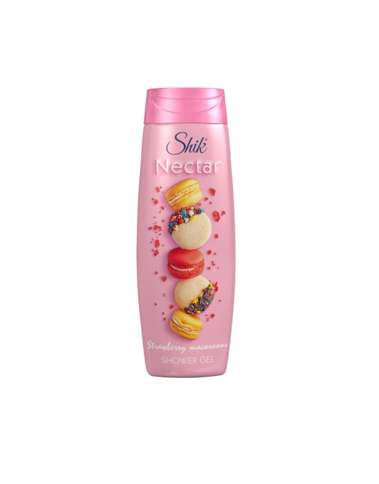 Żel pod prysznic Strawberry macaroons 400ml | Shik