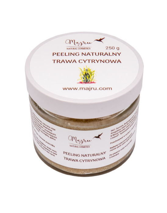 Peeling naturalny trawa cytrynowa 250g | Majru