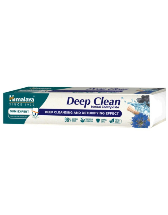 Pasta do zębów deep clean z węglem aktywnym 75ml | Himalaya