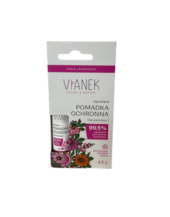 Ochronna pomadka Vianek – łagodzący skład z masłem shea