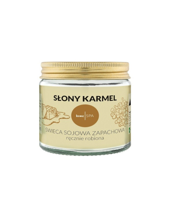 Świeca Sojowa Słony Karmel 120ml | Home Spa