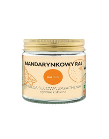 Świeca Sojowa Mandarynkowy raj 120ml | Home Spa