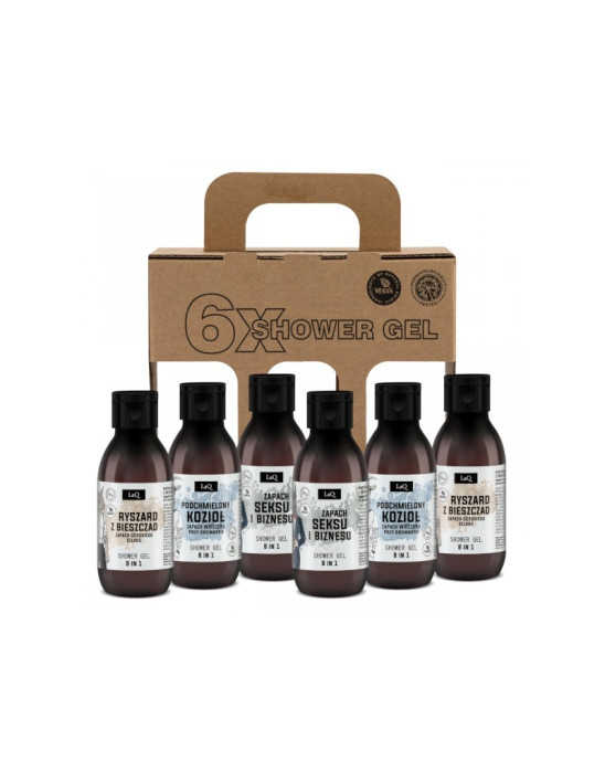 Czyściopak męski mini 6 x 100 ml | LaQ