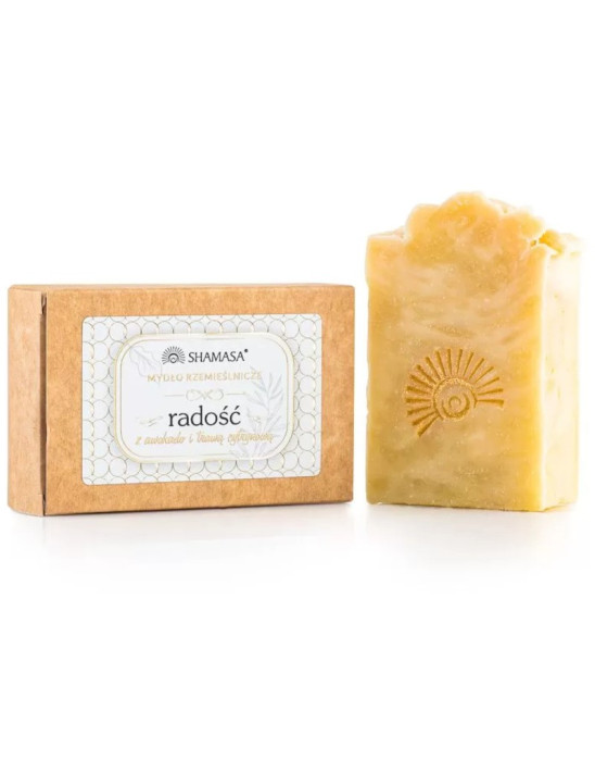 Radość - mydło rzemieślnicze z trawą cytrynową 100g | Shamasa
