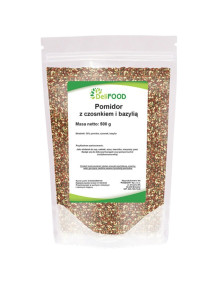 Pomidor z czosnkiem i bazylią 500g | DeliFood