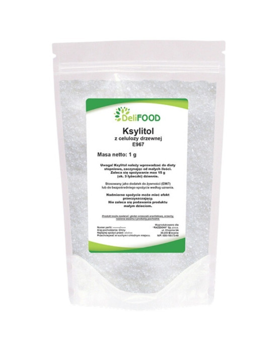 Ksylitol z celulozy drzewnej 1kg | DeliFood