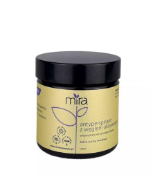 Naturalny antypespirant w kremie z węglem aktywnym|Mira