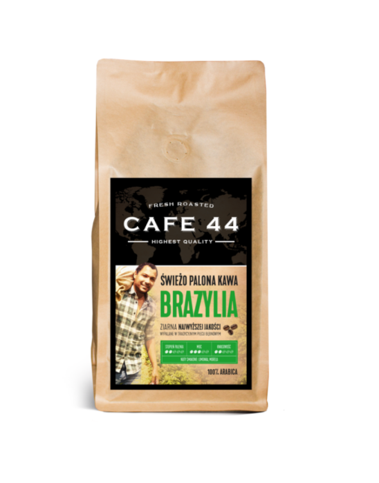 Świeżo Palona Kawa Z Brazylii 100% Arabica 1kg | Cafe 44