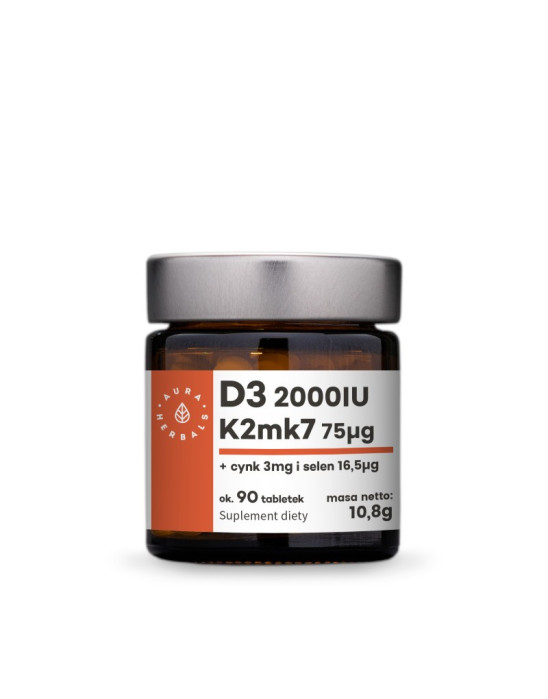 Wit D3 2000IU K2mk7 | Aura Herbals