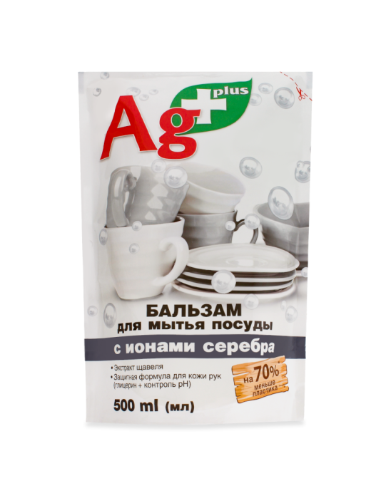 Balsam Do Mycia Naczyń Z Jonami Srebra Zapas 500ml | Elfa