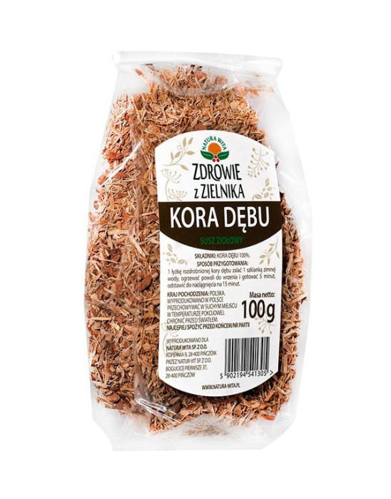 Kora Dębu Susz Ziołowy 100g | Natura Wita