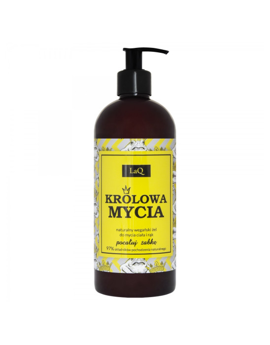 Naturalny Żel Do Mycia Ciała i Rąk Królowa Mycia 400 ml | LaQ
