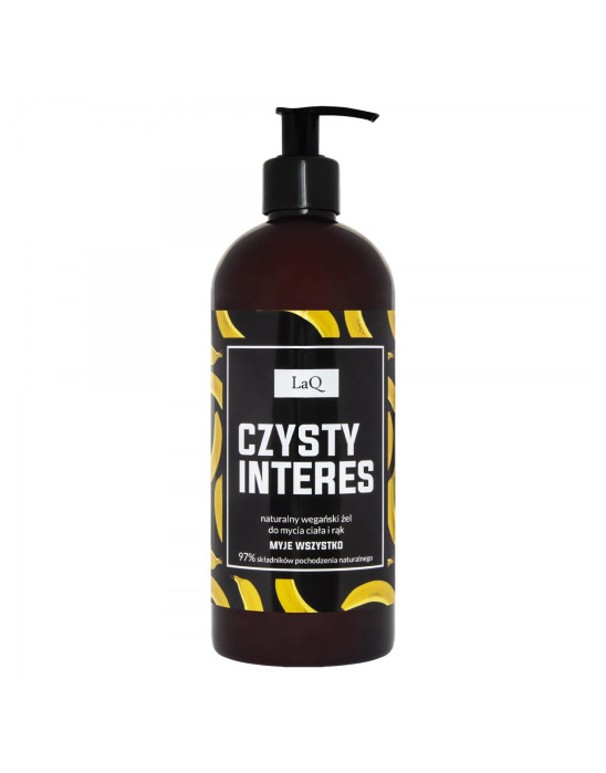 Naturalny Żel Do Mycia Ciała i Rąk Czysty Interes 400 ml | LaQ
