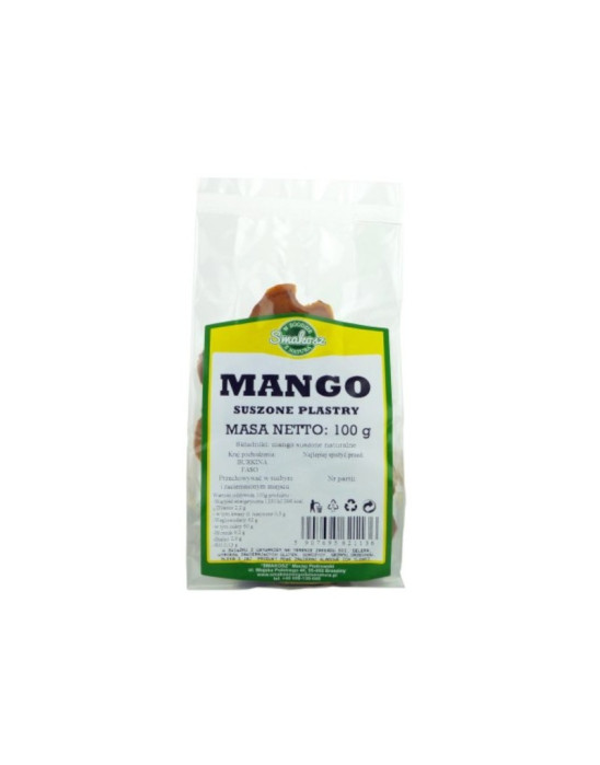 Mango Plastry Suszone 100g | Smakosz