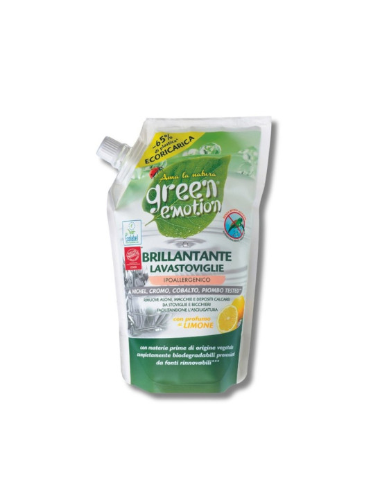 Nabłyszczacz Do Zmywarki Cytryna Zapas 500ml | Green Emotion