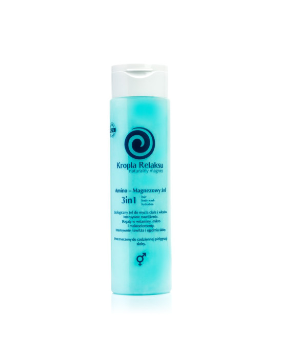 Amino Magnezowy Żel Do Mycia 3w1 250 ml |Kropla Relaksu