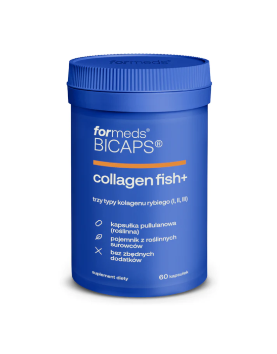 Bicaps collagen fish+ 60 kaps | Formeds