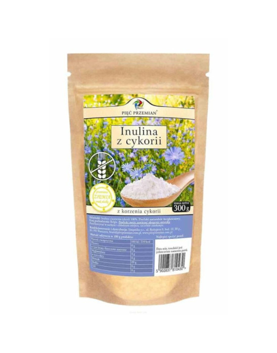 Inulina z korzenia cykorii, 300g | Pięć Przemian