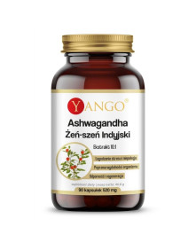 Ashwagandha - ekstrakt 10:1 - 90 kapsułek | Yango