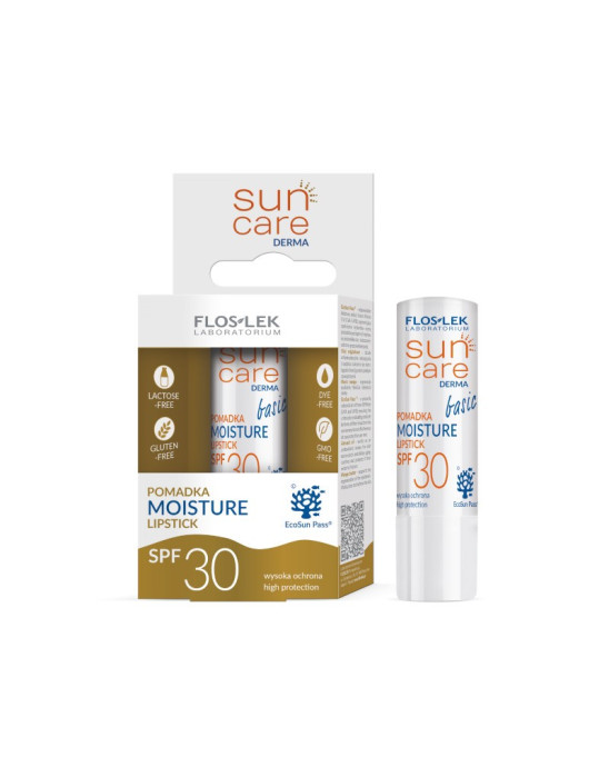 Sun care derma moisture pomadka ochronna SPF 30 | Floslek