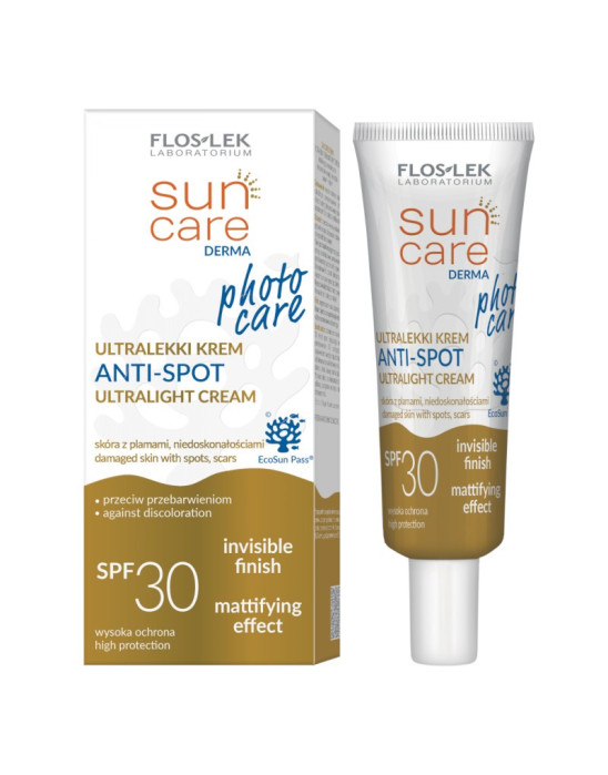 Sun care derma ultralekki krem SPF 30 | Floslek