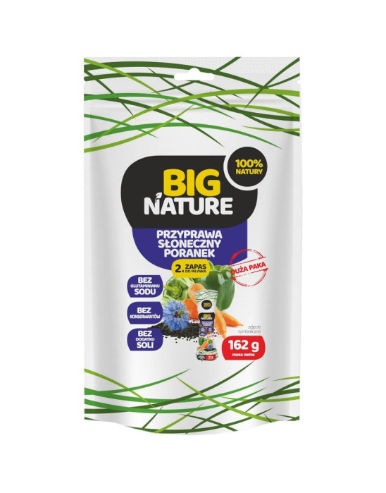 Przyprawa słoneczny poranek 2x zapas do młynka 162 g | Big Nature