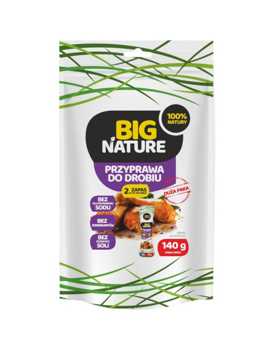Przyprawa do drobiu 2x zapas do młynka 140g | Big Nature