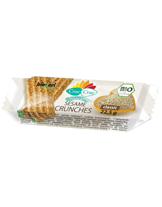 Ciasteczka sezamowe 22,5g | Croc Crac