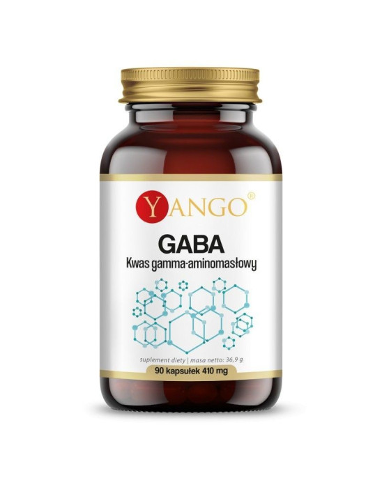 GABA Kwas Gamma-aminomasłowy 90 kaps | Yango