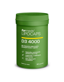 Lipocaps D3 4000 60 kaps | Formeds