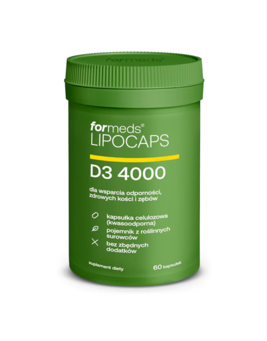 Lipocaps D3 4000 60 kaps | Formeds