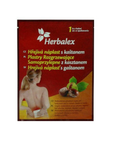 Rozgrzewający plaster z kasztanem 1 szt | Herbalex