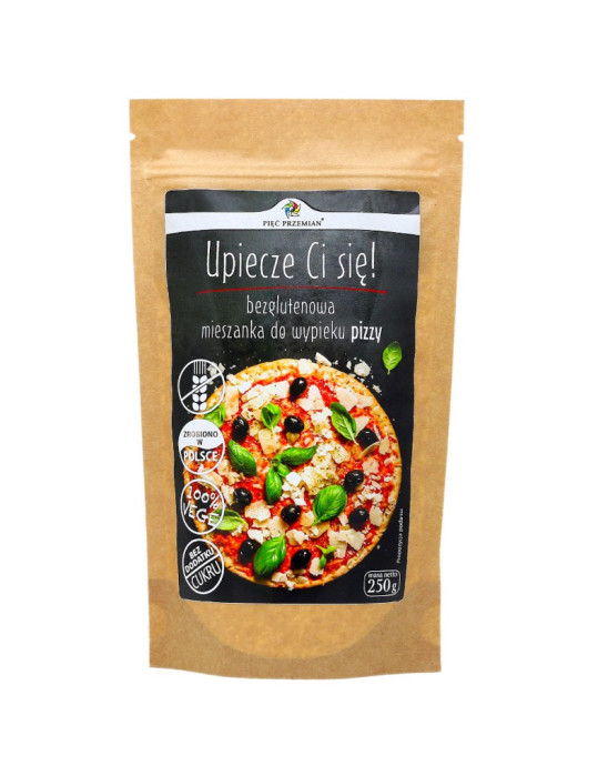 Bezglutenowa mieszanka do wypieku pizzy 250g | Pięć Przemian