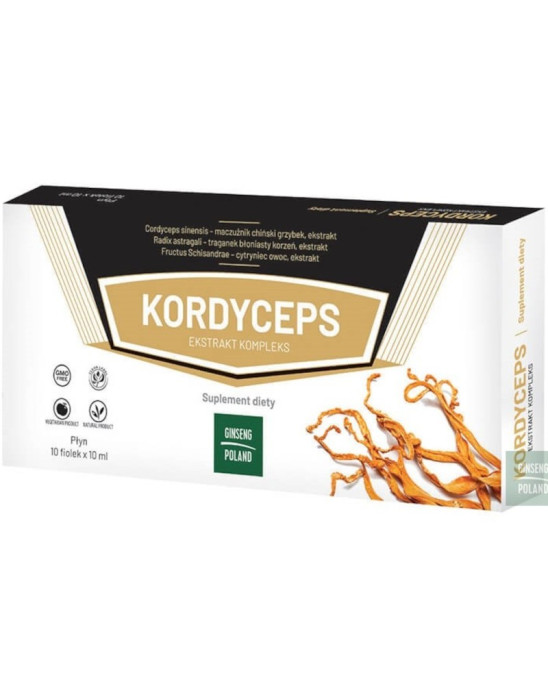 Kordyceps ekstrakt kompleks 10x10 ml