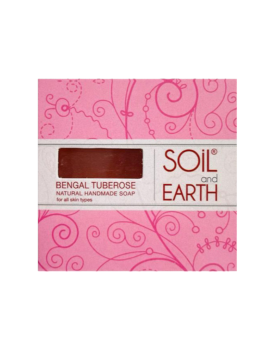 Ręcznie robione mydło tuberoza bengalska 125g | Soil&Earth