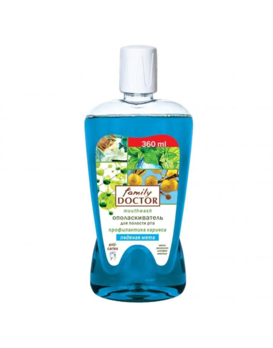 Płyn do płukania jamy ustnej z eukaliptusem i miętą pieprzową360 ml | Family Doctor